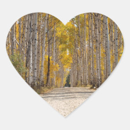 Aspen AlleyHartvormige Sticker