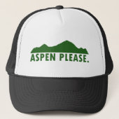 Aspen Alsjeblieft Trucker Pet (Voorkant)