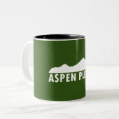 Aspen Alsjeblieft Tweekleurige Koffiemok (Voorkant links)