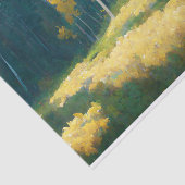 Aspen Autumn Forest Mountain Painting Tissuepapier (Detail)