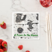 Aspen Bark dicht bij foto Servetten (Insitu)