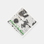 Aspen Bark dicht bij foto Servetten (Hoek)