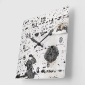 Aspen Bark dicht bij Fotografie Vierkante Klok (Hoek)