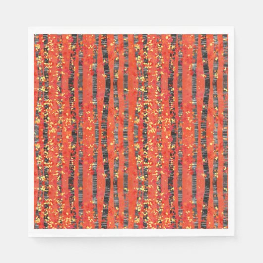 Aspen Birch Tree Pattern Servet (Voorkant)