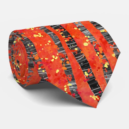 Aspen Birch Tree Pattern Stropdas (Opgerold)