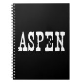 Aspen Black Notitieboek (Voorkant)