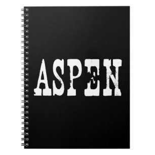 Aspen Black Notitieboek