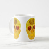 Aspen blad schedel 1 koffiemok (Voorkant links)