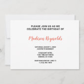 Aspen bomen in het bos Verjaardag (Achterkant)