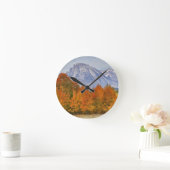 Aspen bomen met de Teton-bergketen Ronde Klok (Huis)