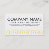 aspen - boompuntenkaart klantenkaartje (Voorkant)