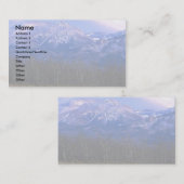 Aspen-bos in de Rocky Mountain Foothills, Albe Visitekaartje (Voorkant / Achterkant)