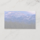 Aspen-bos in de Rocky Mountain Foothills, Albe Visitekaartje (Achterkant)