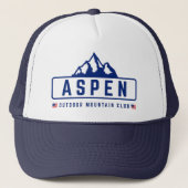 Aspen buitenshuis trucker pet (Voorkant)