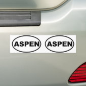 Aspen Bumpersticker (Op auto)
