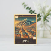 Aspen, Colorado | Antiek Briefkaart (Staand voorkant)