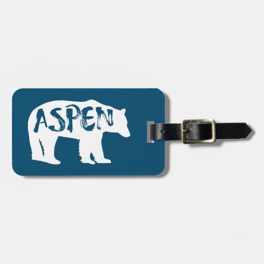 Aspen Colorado Beer Bagagelabel (Voorkant horizontaal)