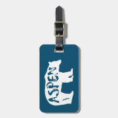 Aspen Colorado Beer Bagagelabel (Voorkant verticaal)