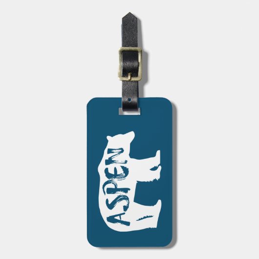 Aspen Colorado Beer Bagagelabel (Voorkant verticaal)