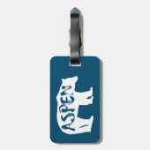 Aspen Colorado Beer Bagagelabel (Achterkant verticaal)