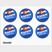 Aspen Colorado berg burst sticker (Vel)