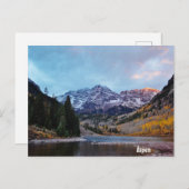 Aspen Colorado Briefkaart (Voorkant / Achterkant)