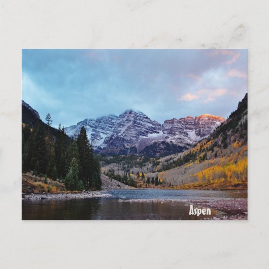 Aspen Colorado Briefkaart (Voorkant)