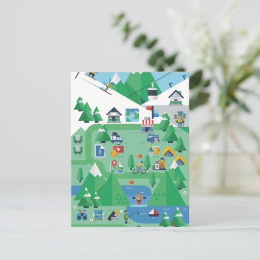 Aspen Colorado Briefkaart (Staand voorkant)