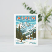  Aspen Colorado Briefkaart (Staand voorkant)
