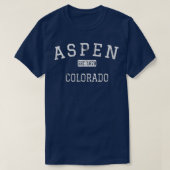 Aspen Colorado CO  T-shirt (Design voorkant)
