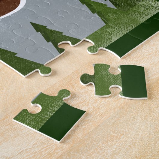 Aspen Colorado Fun Retro Snowy Mountains Legpuzzel (Zijkant)