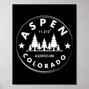Aspen Colorado - Grote Bergbos Poster