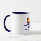 Aspen Colorado houten bergen mok (Links)