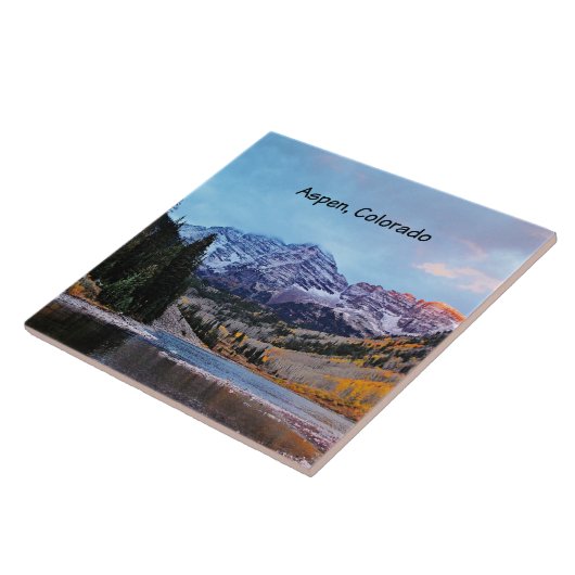 Aspen, Colorado landschapsfoto, Tegeltje (Zijkant)