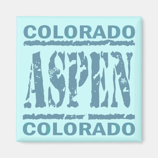 ASPEN, COLORADO MAGNEET (Voorkant)