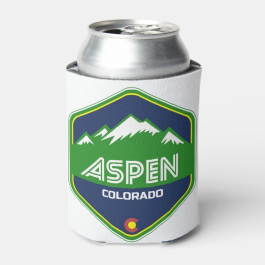 Aspen Colorado Mountain Blikjeskoeler (Blikje Voorkant)