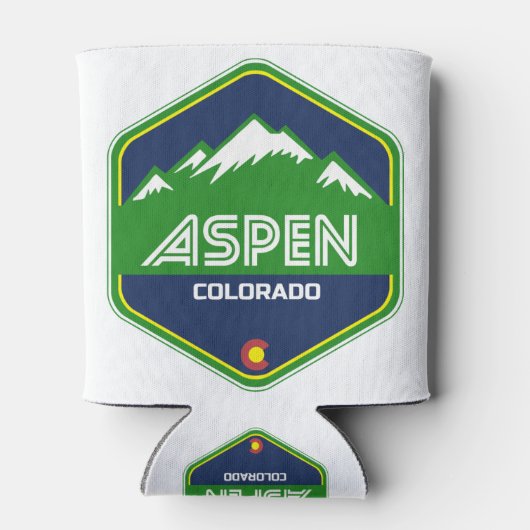 Aspen Colorado Mountain Blikjeskoeler (Achterkant)