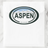 Aspen Colorado Mountain Label Stickers (Tas)