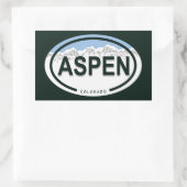 Aspen Colorado Mountain Label Stickers (Tas)