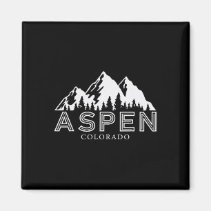 Aspen Colorado Mountain Ski Vakantie Trip W Magneet