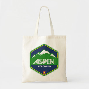Aspen Colorado Mountain Tote Bag