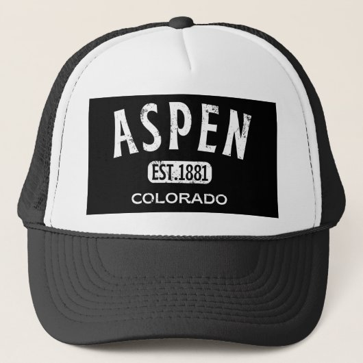 ASPEN Colorado Opgericht   Trucker Pet (Voorkant)
