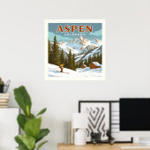  Aspen Colorado Poster (Thuiskantoor)