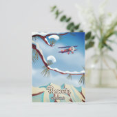 Aspen Colorado reisposter Briefkaart (Staand voorkant)
