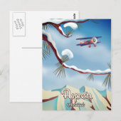 Aspen Colorado reisposter Briefkaart (Voorkant / Achterkant)