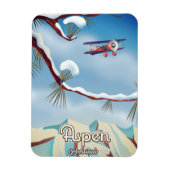 Aspen Colorado reisposter Magneet (Verticaal)