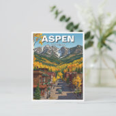 Aspen Colorado Reizen Briefkaart (Staand voorkant)