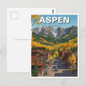 Aspen Colorado Reizen Briefkaart (Voorkant / Achterkant)