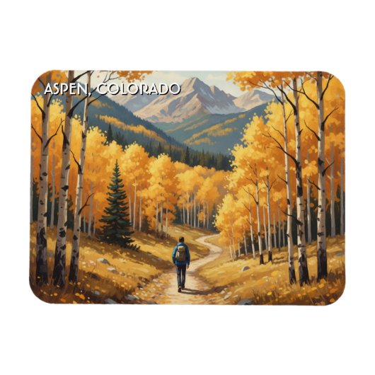 Aspen Colorado Reizen Magneet (Horizontaal)