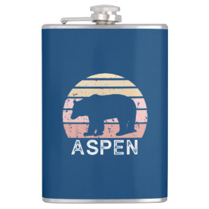 Aspen Colorado Retro Beer Heupfles